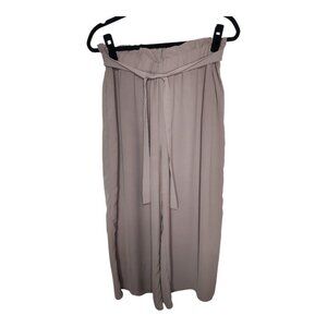 Staccato Wide Leg Cropped Dusty Pink Pants L